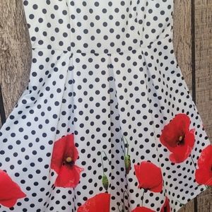 Supercute, colorful floral retro sundress